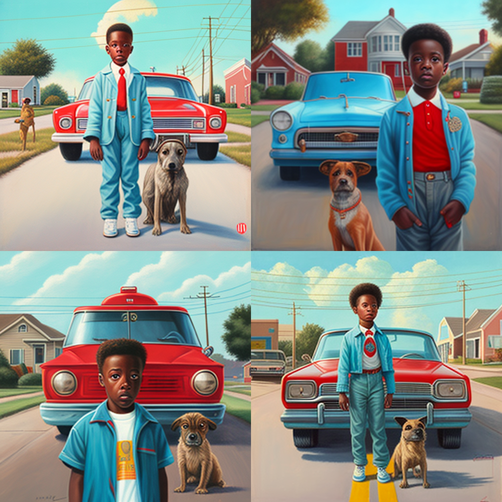 Suburban Extraterrestrial: A Wes Anderson Inspired Portrait