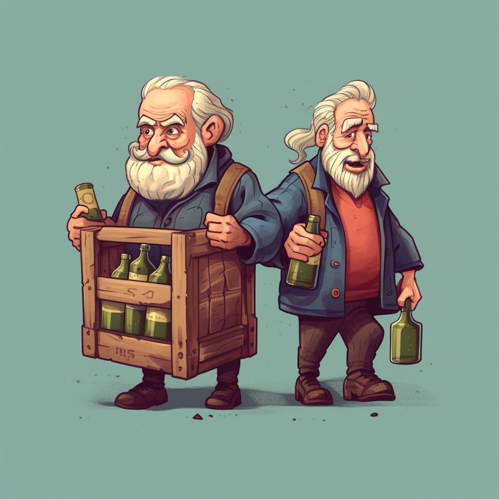 A Tale of Two Elders and Their Empty Bottles