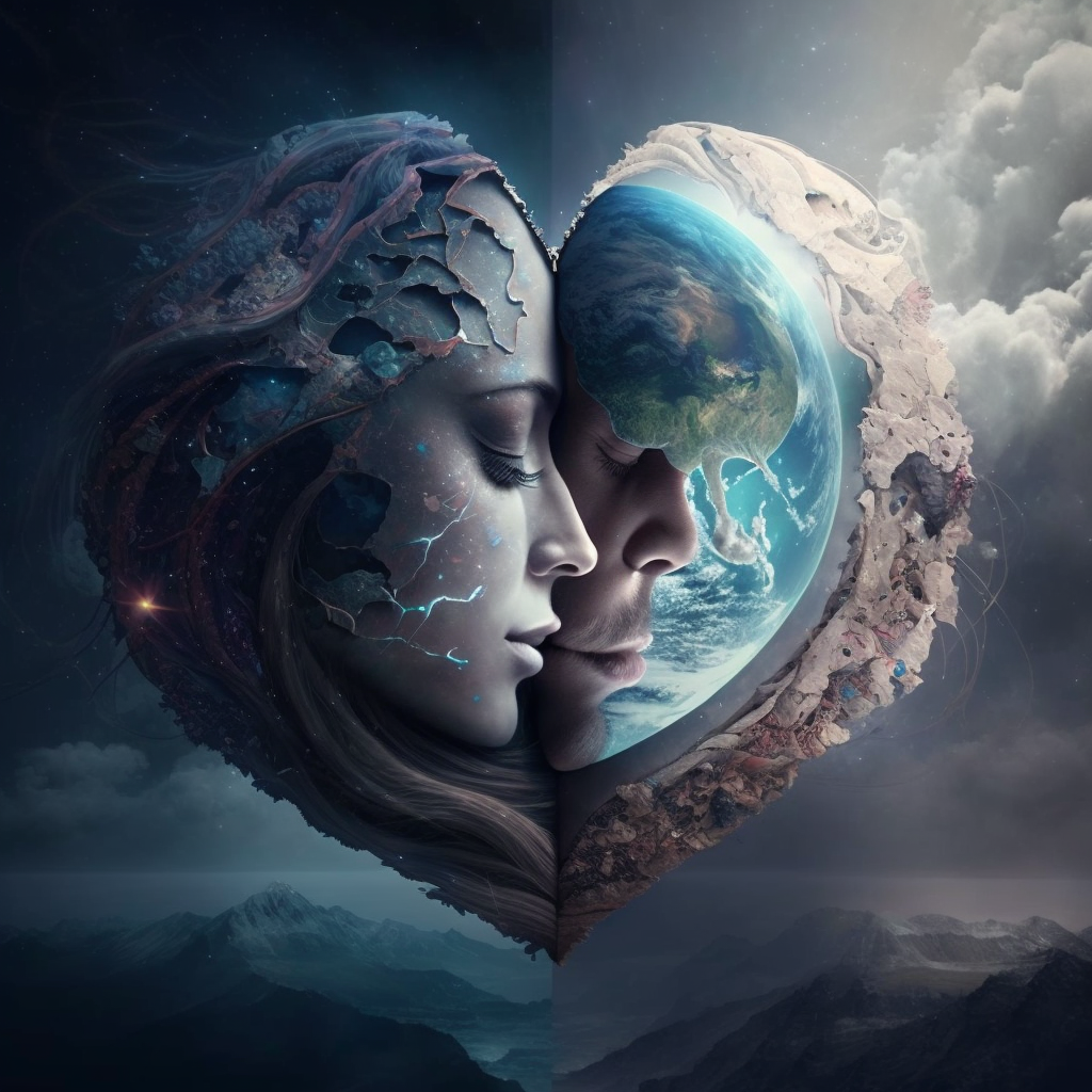 Harmony Amongst Celestial Love: The Earth and Sky Union