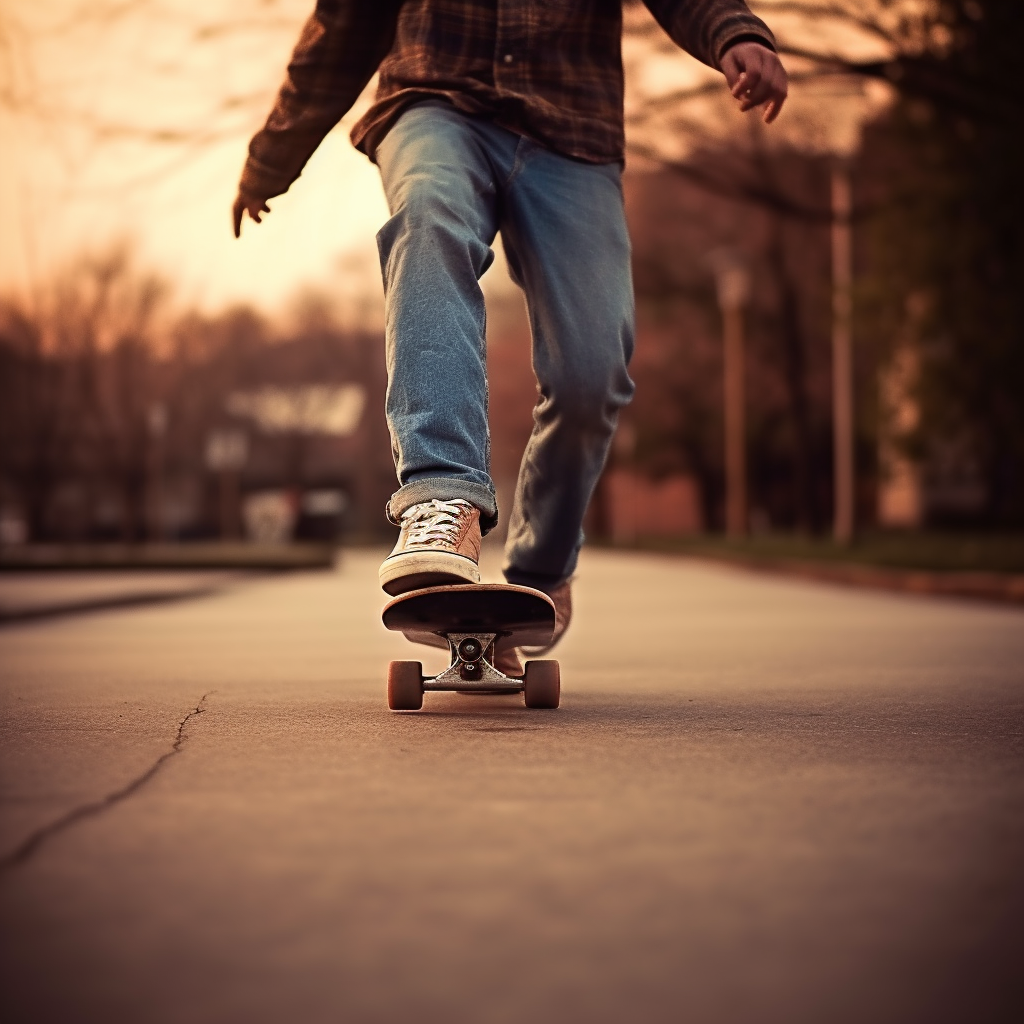 Retro Skater's POV: A Nostalgic Snapshot