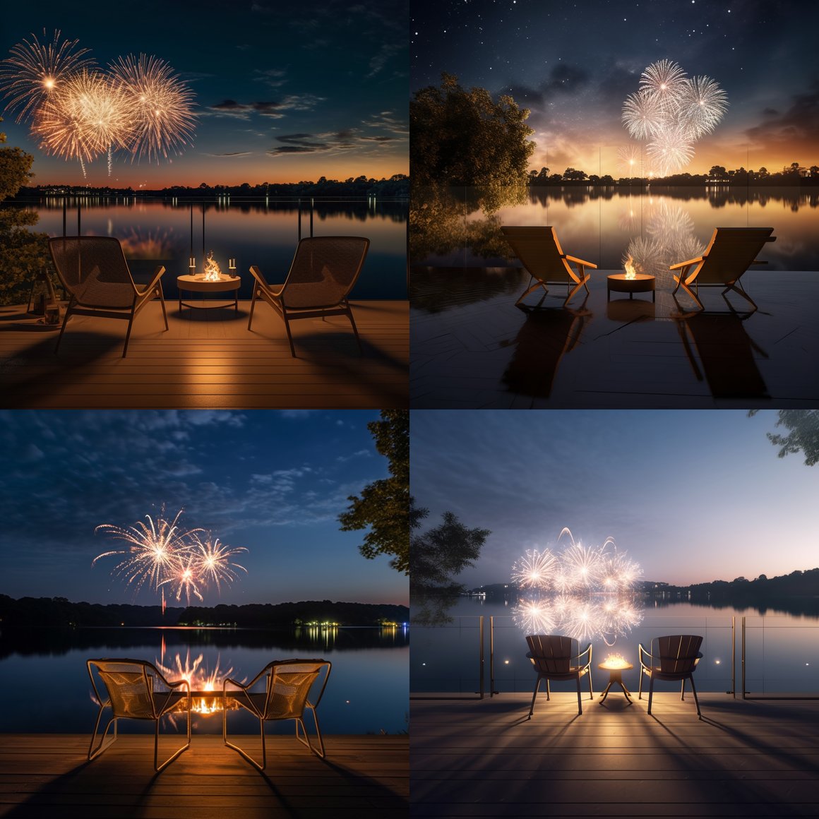 Midnight Firework Spectacle at Lakeview Terrace