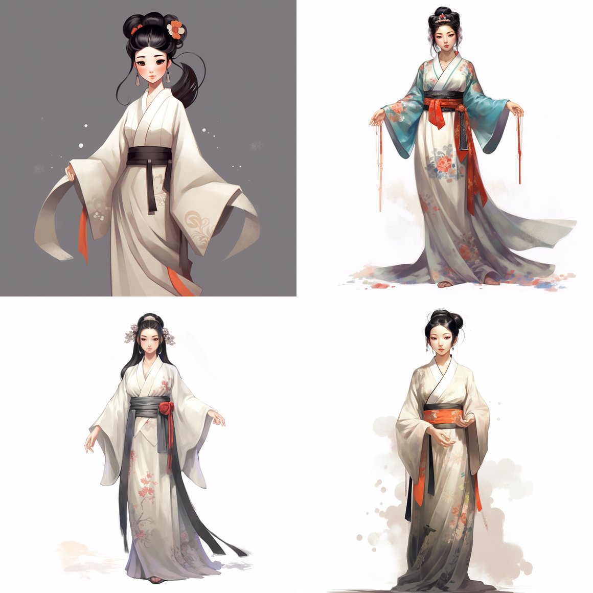 A Traditional Hanbok Inspired Digital Art Journey