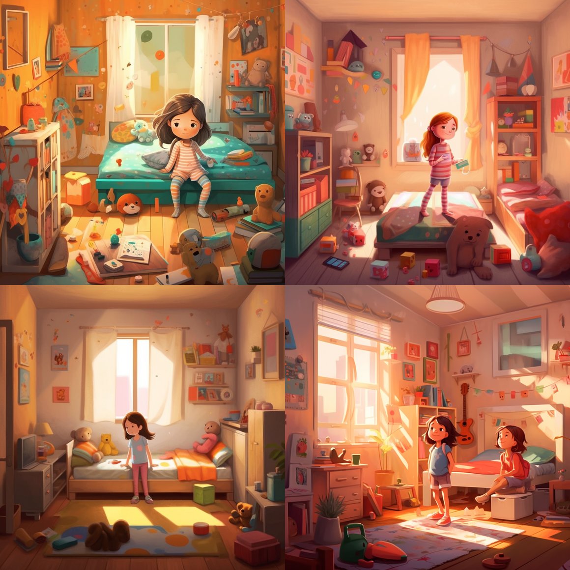 Sun-Kissed Sanctuary: A Little Girl's Bedroom