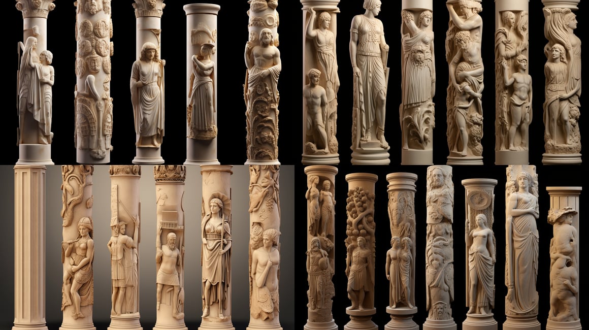 A Journey through Ancient Sculptures and Patterns Prompt | NeoPrompt