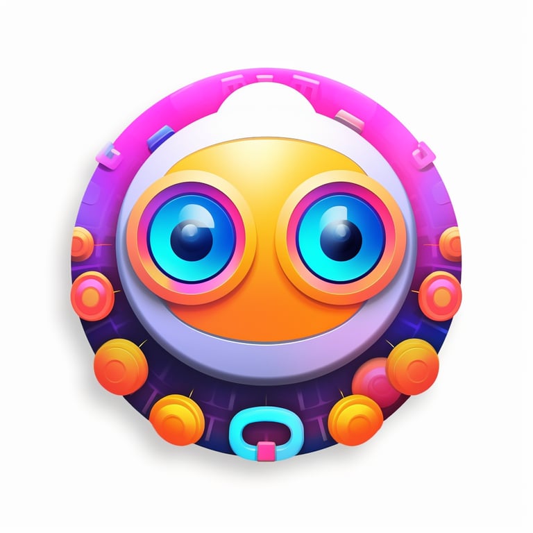 Circular AI Bot Client MacOS App Logo Design Prompt | NeoPrompt