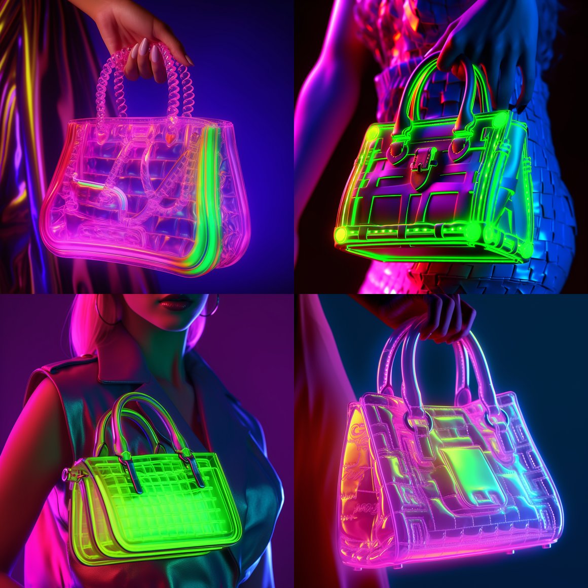 Neon Odyssey: A Visual Journey in 3D