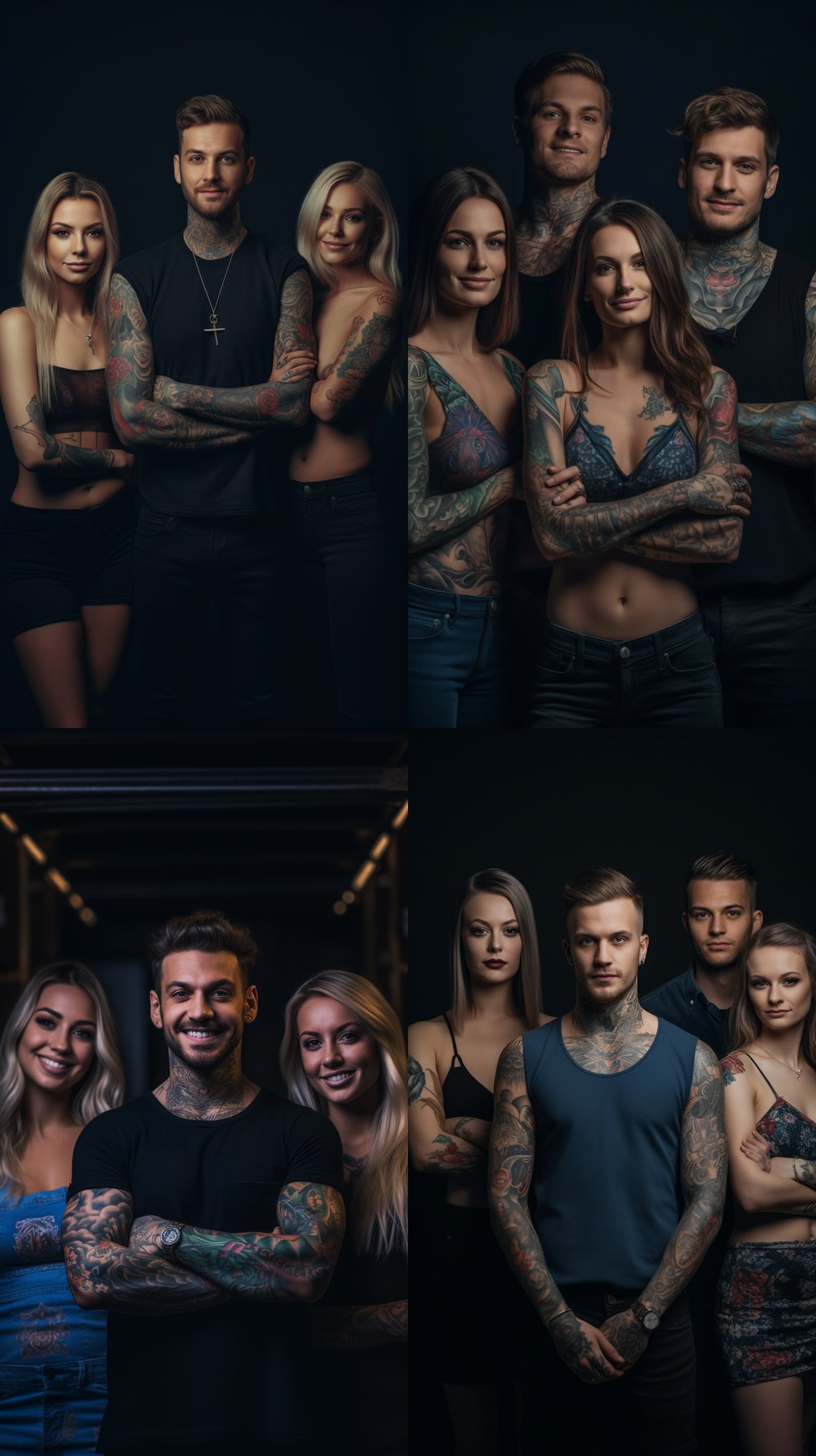 Sultry Gaze: A Cinematic Exploration of Tattoo Culture