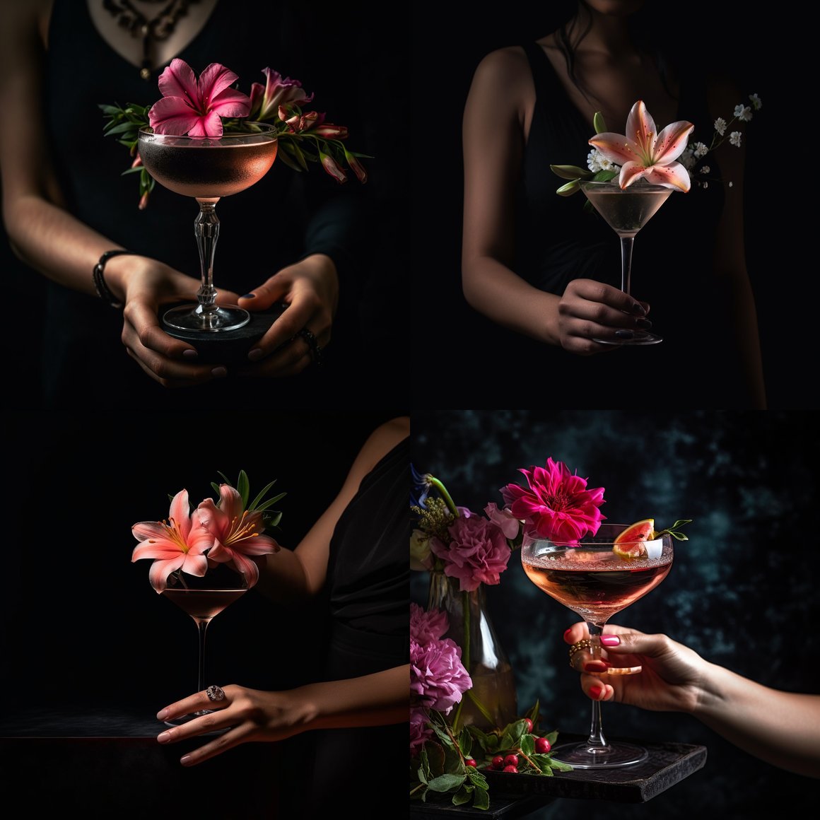 Midnight Bloom: Cocktail Crafting Experience