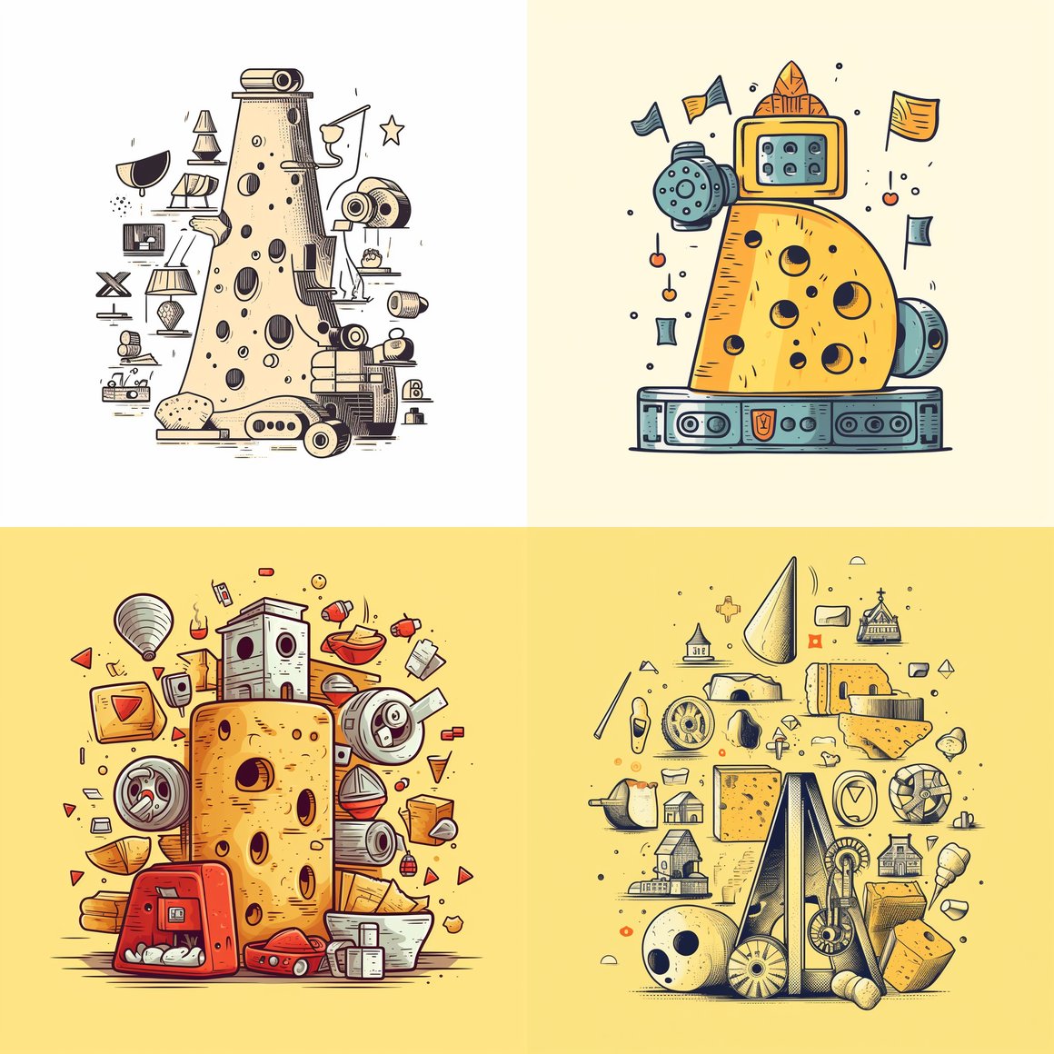 A Swiss Cheese Hierarchy Infographic