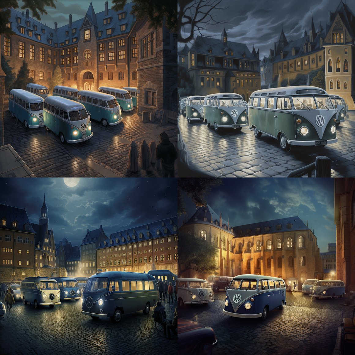 Midnight Assembly at Oto Bus Courtyard