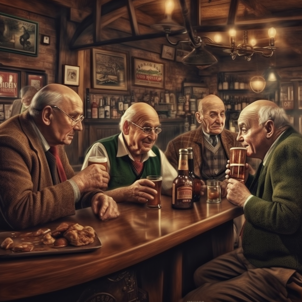 Revisiting Past: A Toast in Nostalgic Britain Pub in 4K