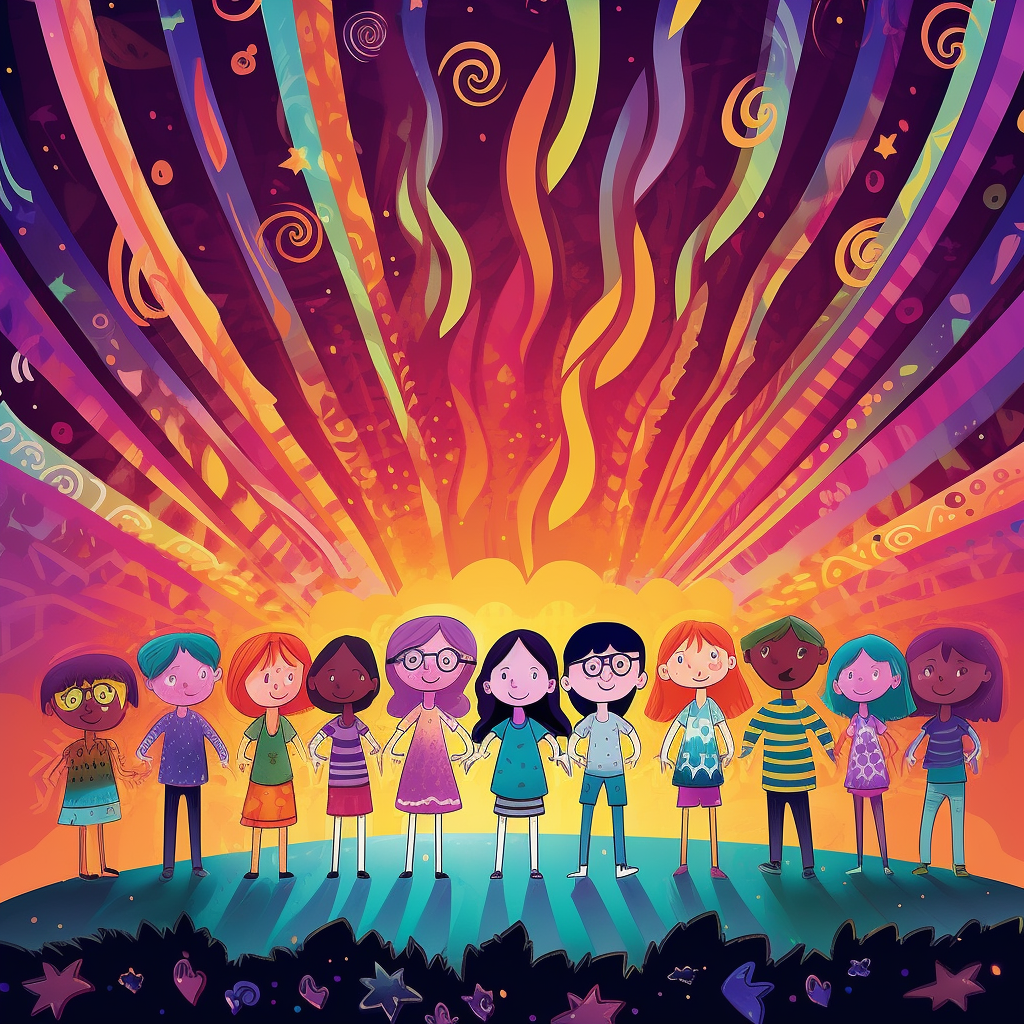 Children's Chorus in Psychedelic Splendor