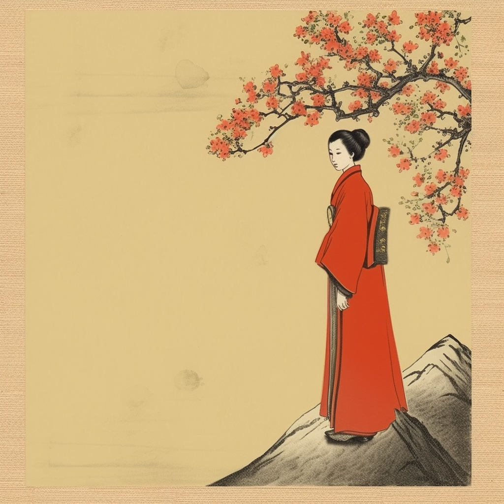 Mid-Voyage Serenity: A Vintage Japanese Aesthetic