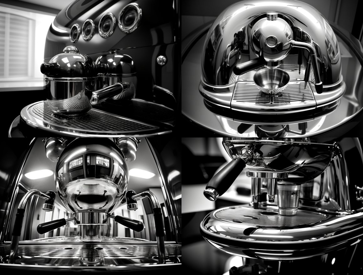 Classic Americana: A Steelpunk Reflection in Monochrome