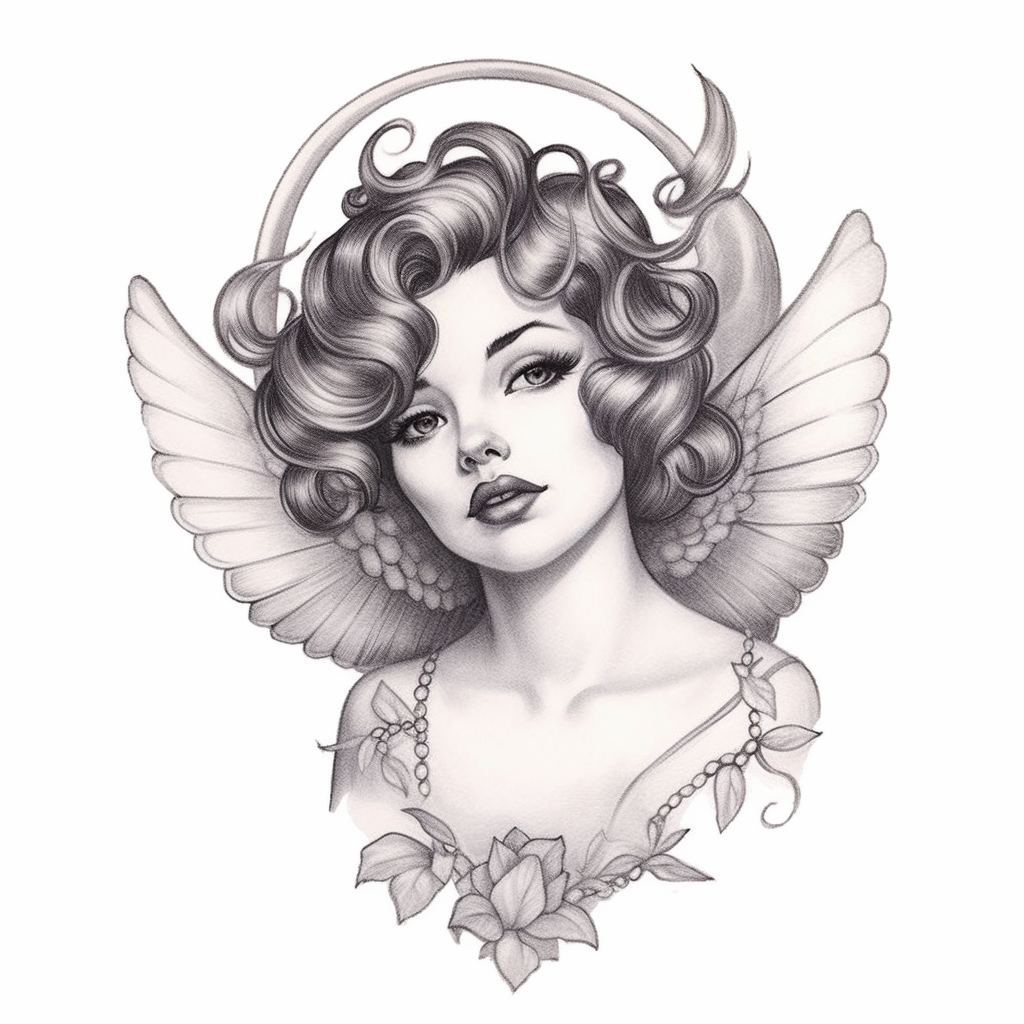 Pencil Sketch Tattoo Design Journey