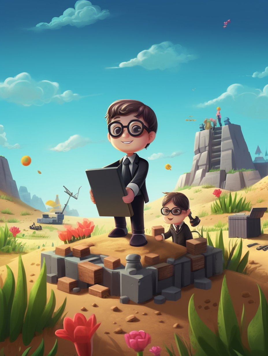 Suited-Up Summer: A Child's Corporate Beach Adventure
