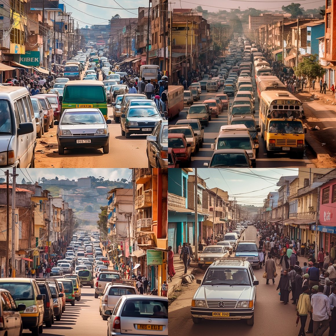 City Rush Hour: The Antananarivo Street Gridlock