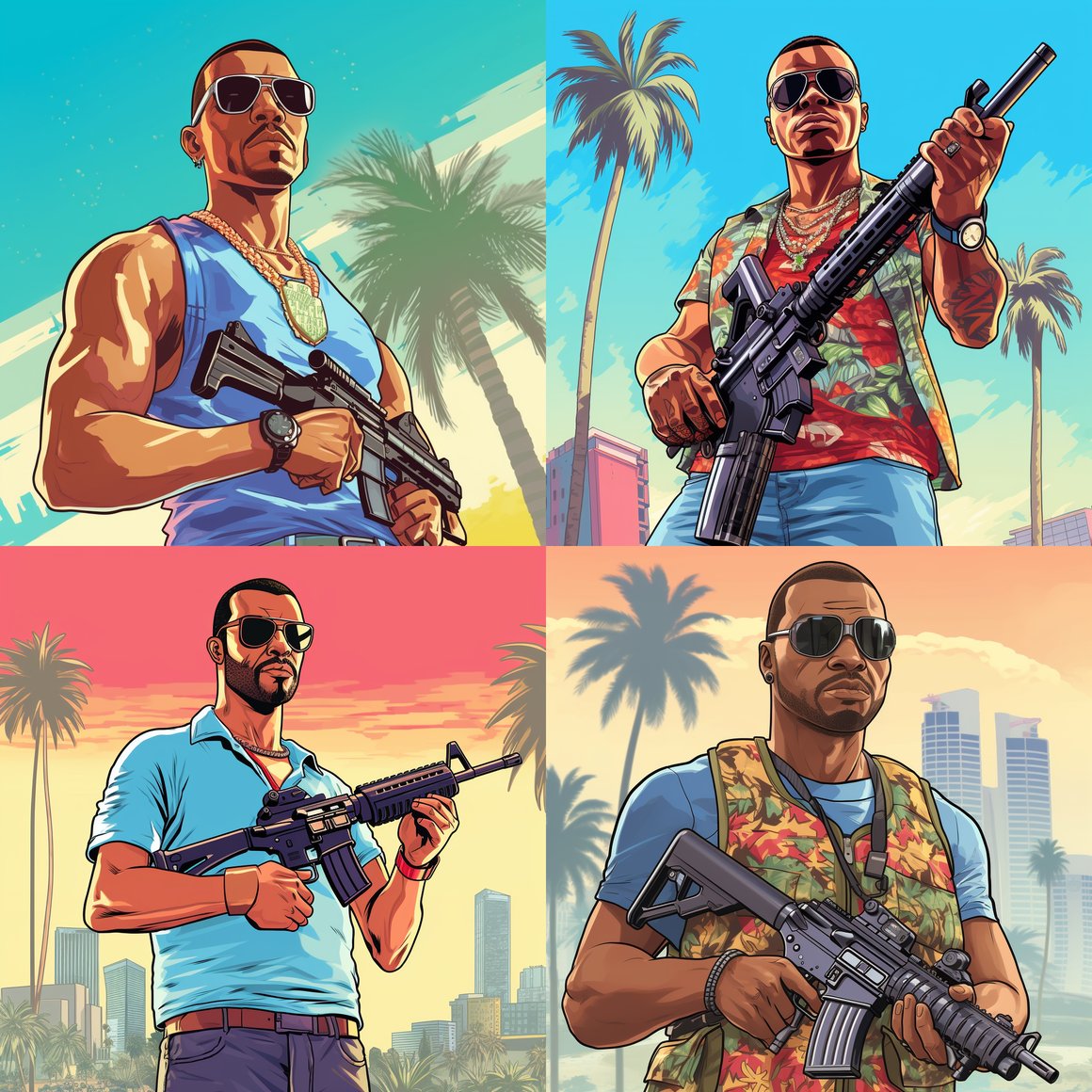 Summer Heist: Los Santos Showdown - GTA Server Logo
