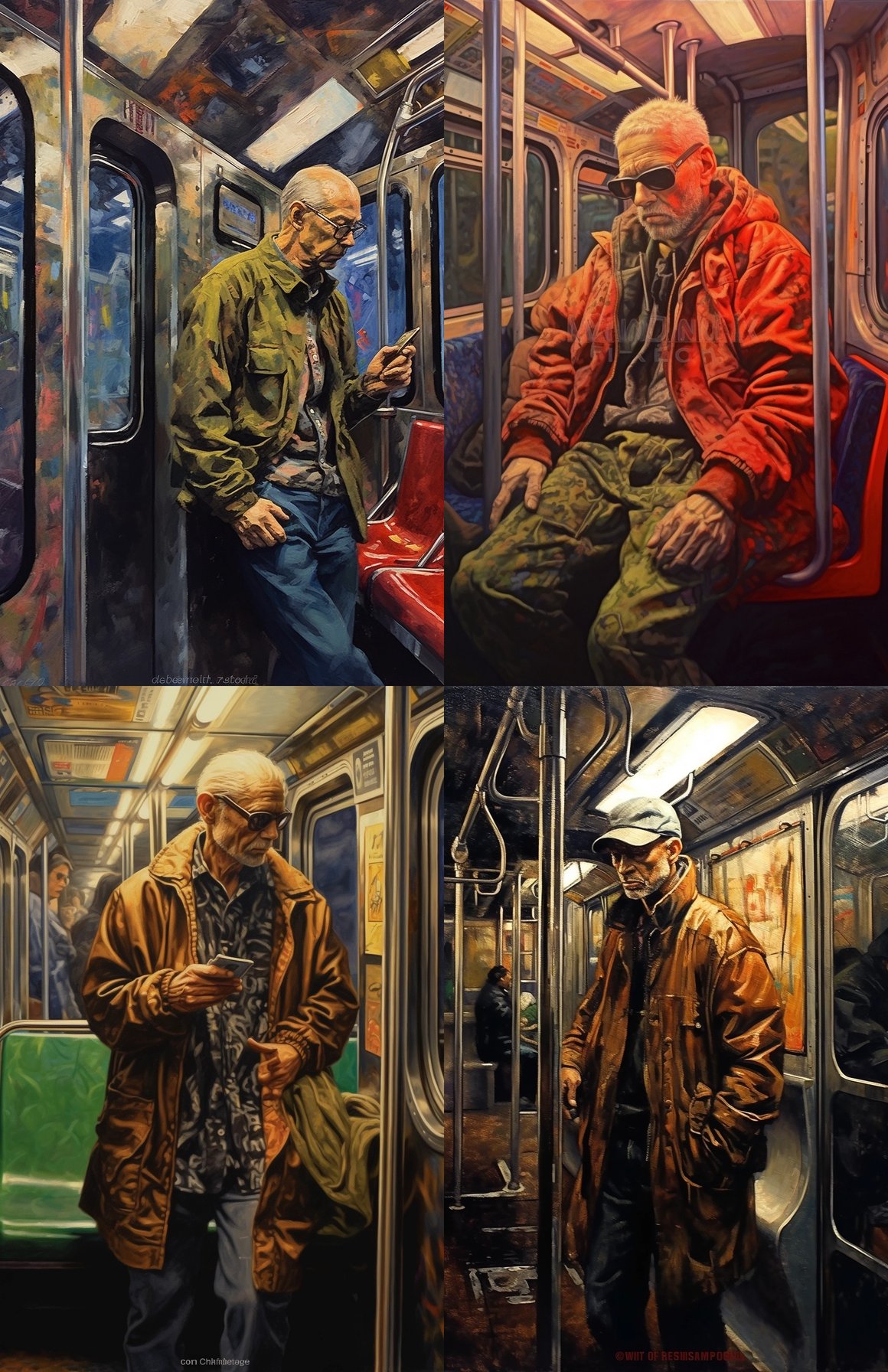 Subway Chronicles: An Artistic Dispatch in Motion