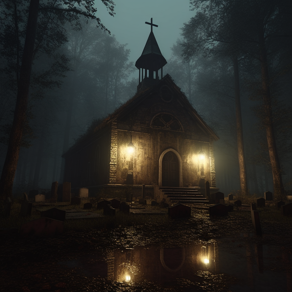 Haunted Sanctuary: A Midnight Voyage in 8K