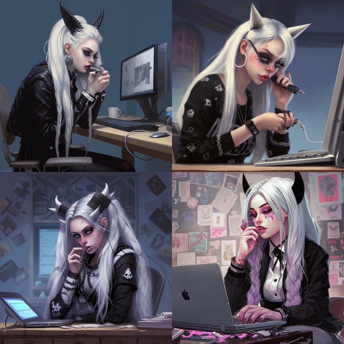 Midnight Coding Session: A Punk Demon's Dilemma