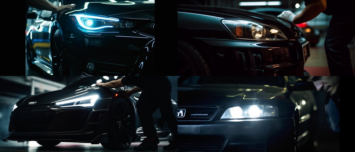 High-Tech JDM Tuner Garage: A Mid-Journey Visual Experience Prompt ...
