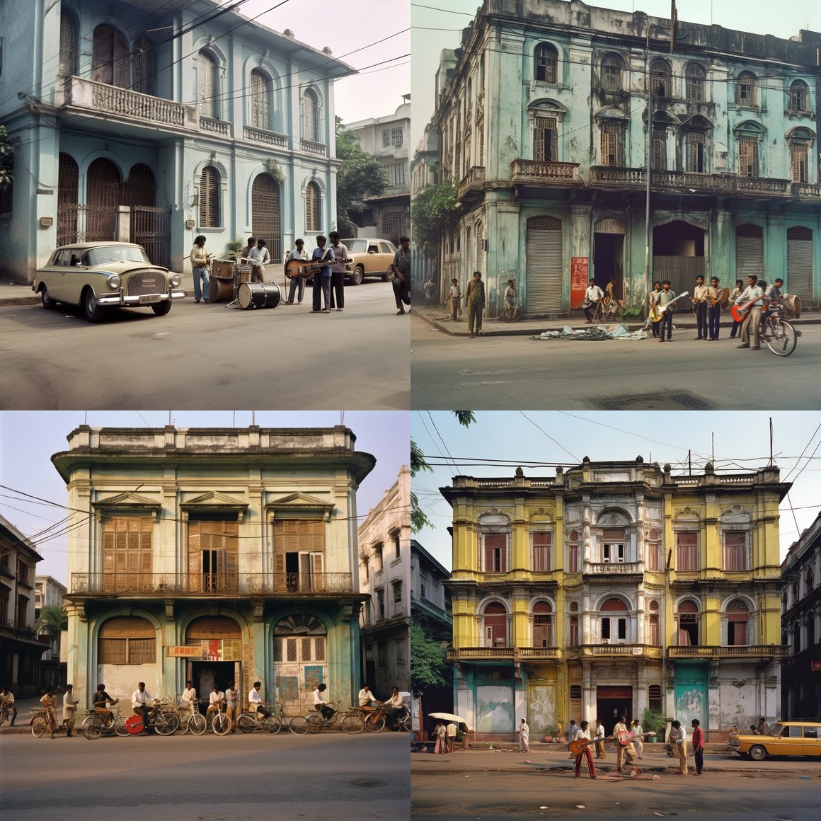 A Surreal Kolkata Street Performance in 1980s