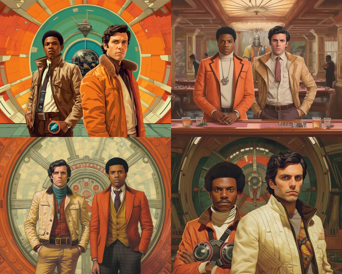 A Symmetrical Journey - Digital Oil Painting