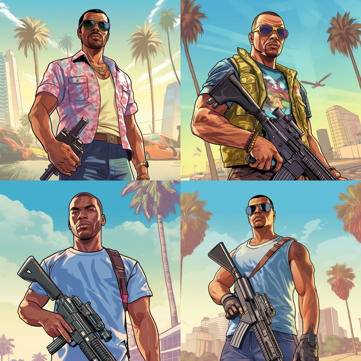 Summer Heist in Action: Eye-Catching GTA Server Logo