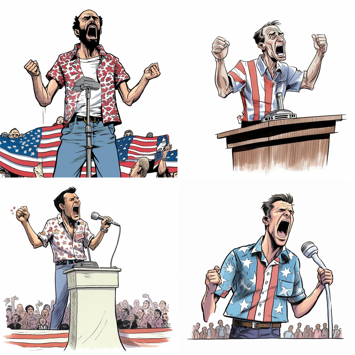 Mid-Trip Political Rant: A New Yorker Comic Strip
