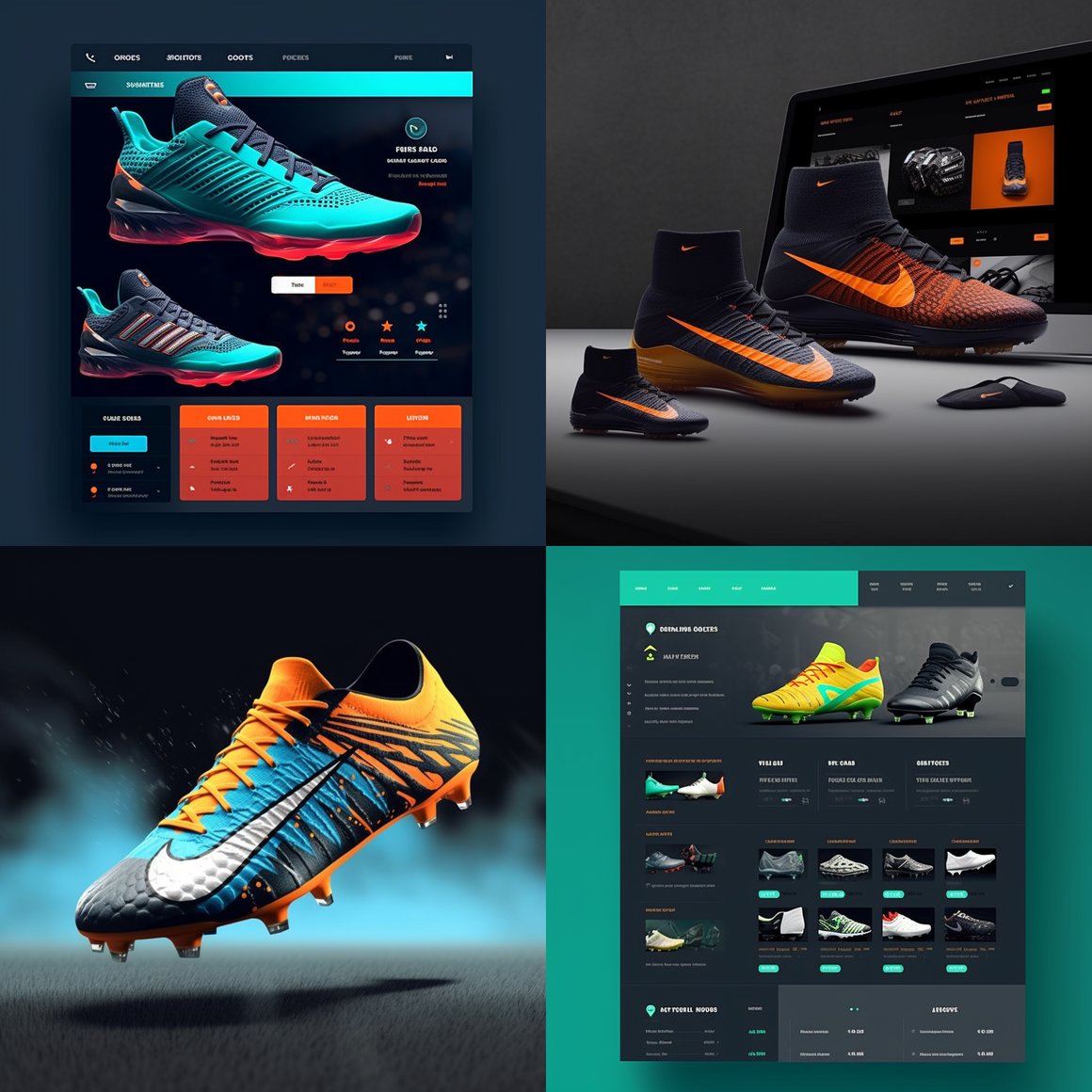 Designing User Interface for Soccer Cleats Affiliates Marketing Site