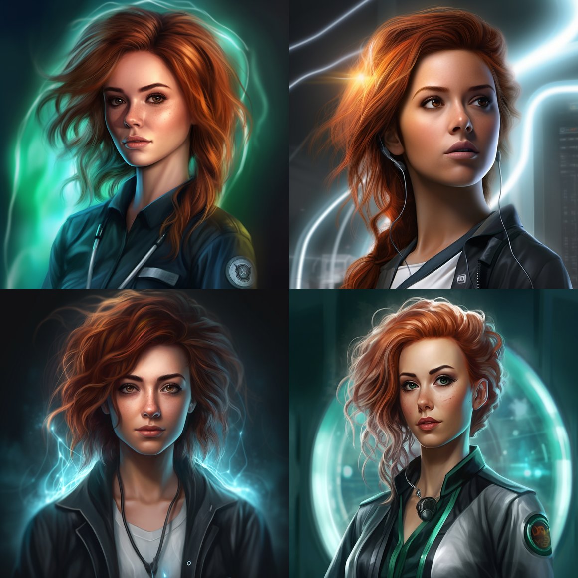 HD Realistic Portrait of a Female Doctor