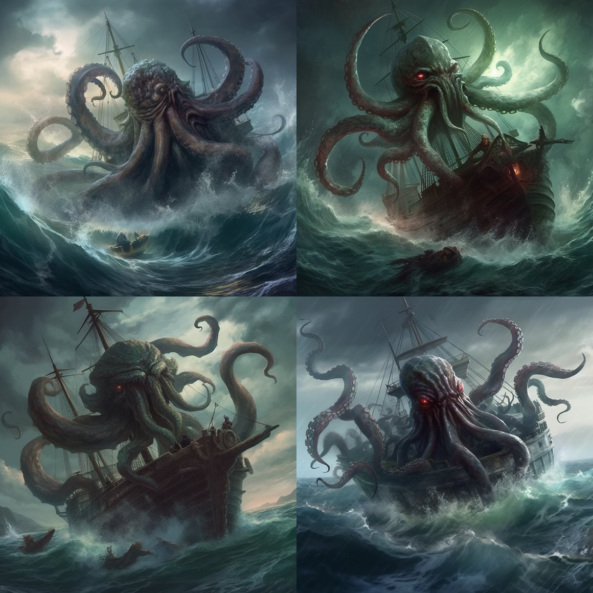 Submerged by the Kraken: A Mid-Ocean Drama