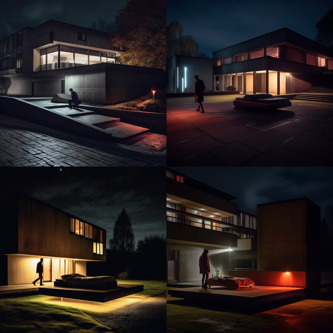 Neo-Noir Echos: A Brutalist Interlude