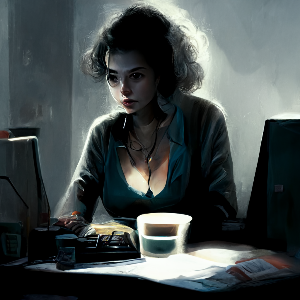 Midnight Effort: A Late Night in the Office