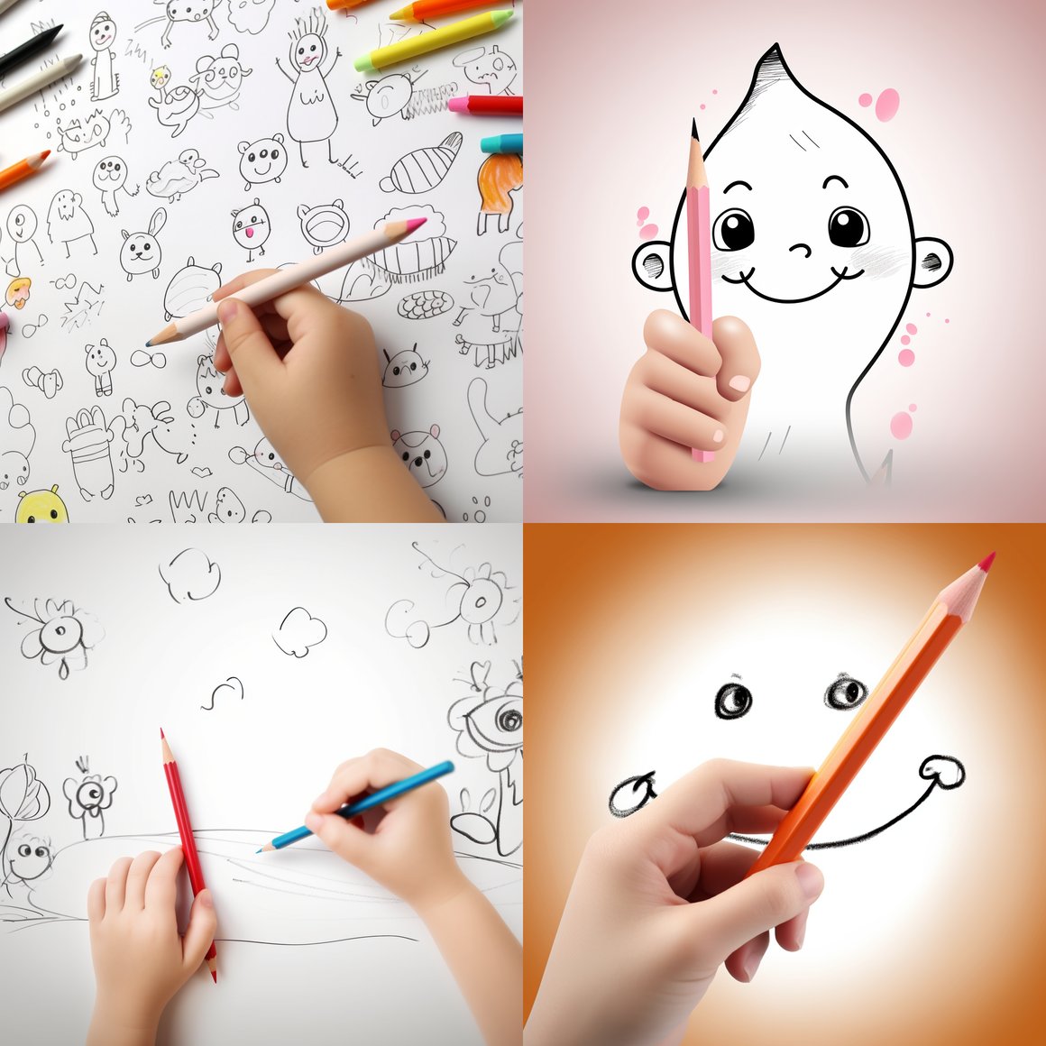 Handy Art: Drawing Simple and Cute Designs for Kids