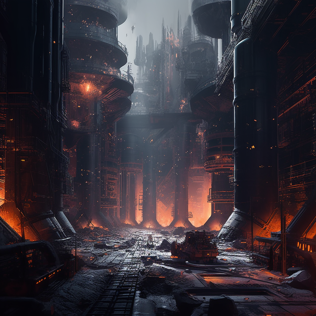 Desolate Tech: Voyage through Futuristic Warzones