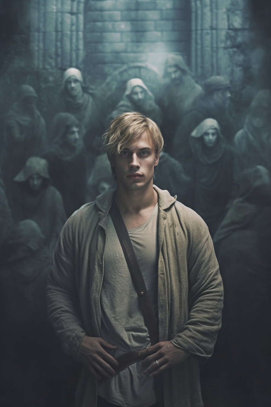 Haunted Elegance: Medieval Ghost Encounter In 4K