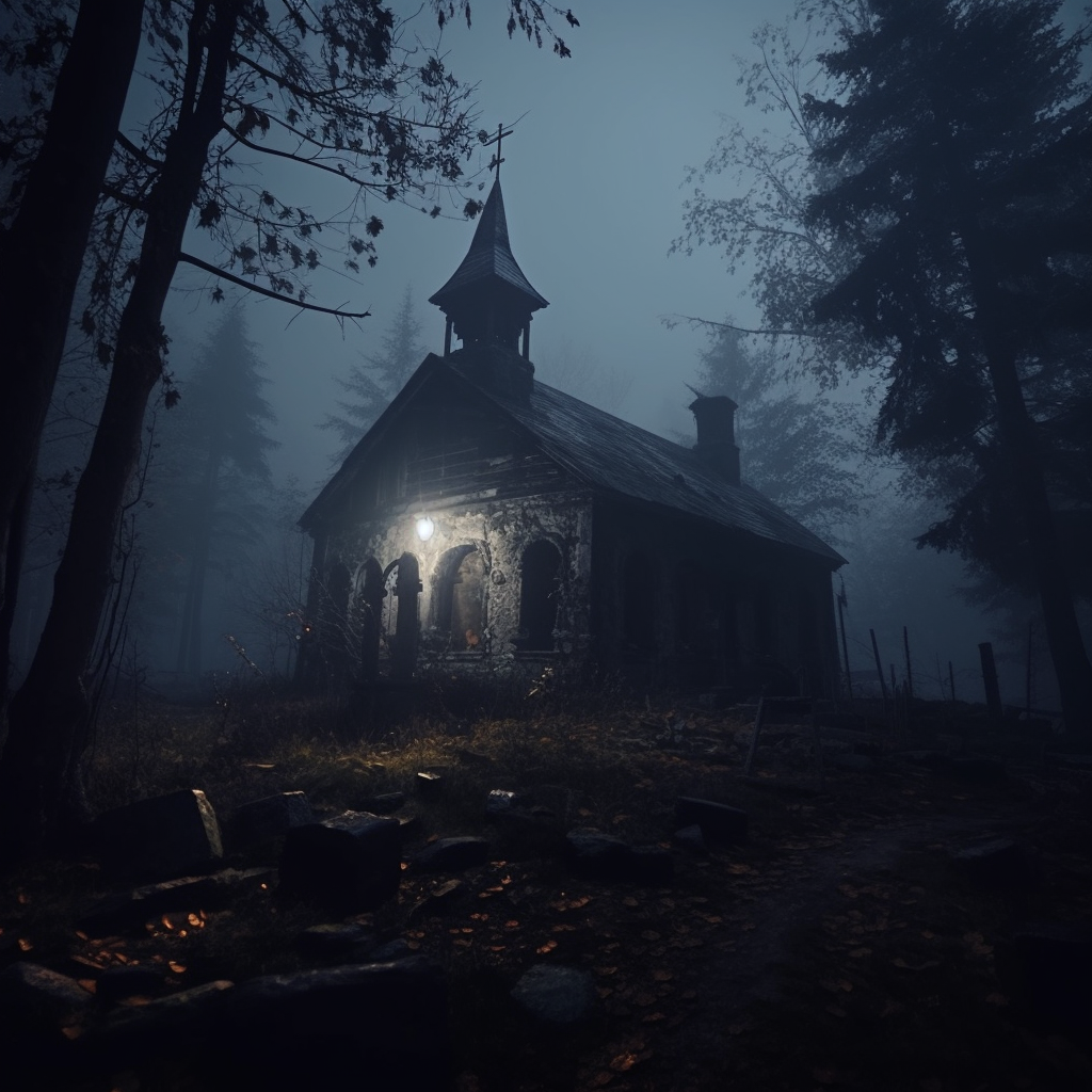 Haunted Sanctuary: A Midnight Voyage in 8K