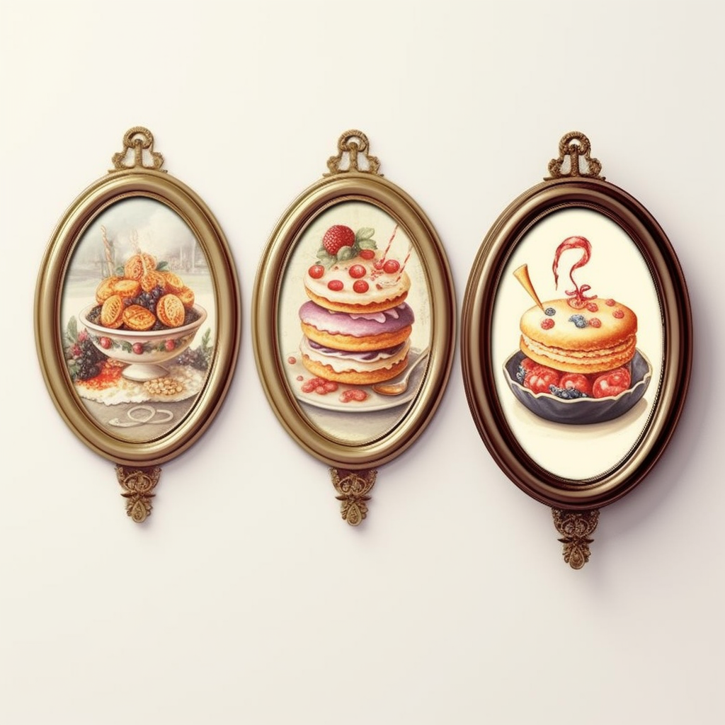 Retro Sweets Art Galore