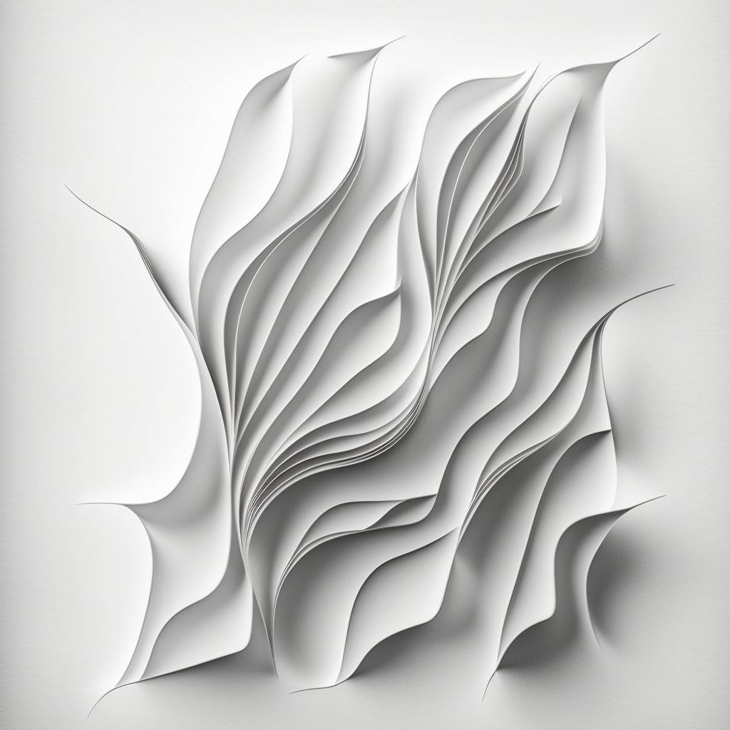 Subtle Floral Wall Decoration Stylization Mid-Journey Check-In