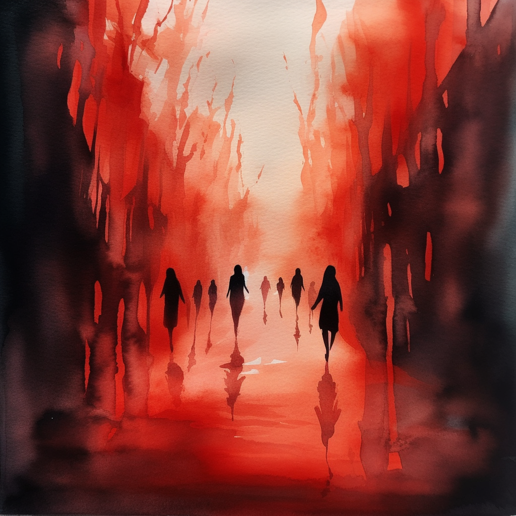 A Surreal Journey through Shadow and Emotion