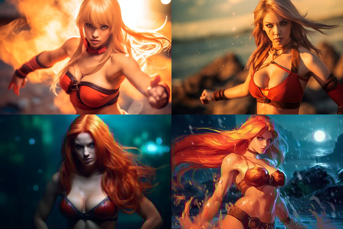 A Sultry Swimsuit Showcase of Street Fighter's Poison