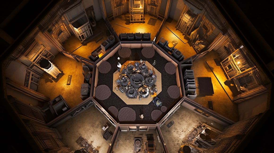 Hazardous Honeycomb: A Frightful Photorealistic Journey