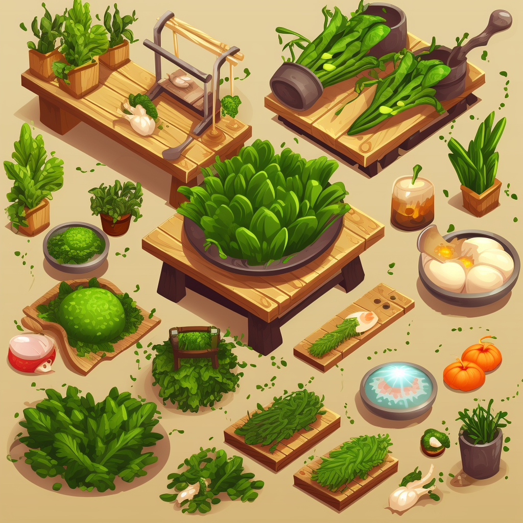 HD Isometric AAA Quality Version 5 with Green Herb Garnish