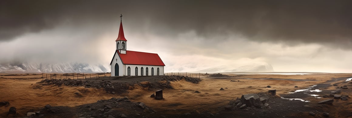 Chilling Solitude: A Gothic Reverie in Iceland