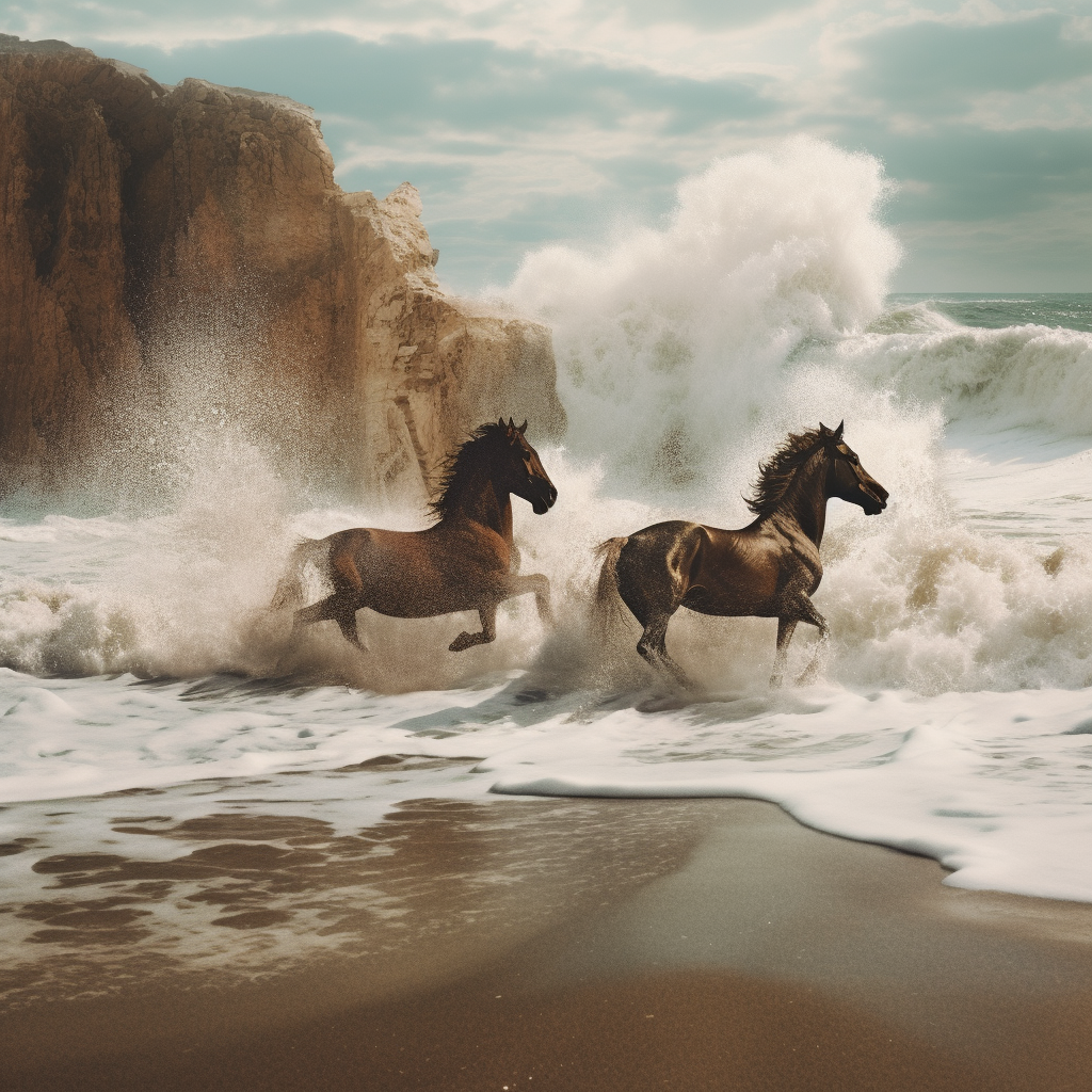 A Surreal Beach Encounter