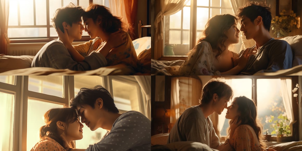 Sun-Kissed Morning Whispers: An Intimate Encounter