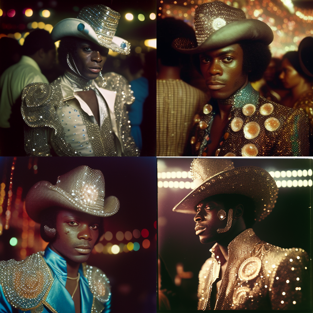 Retro Nigerian Cowboy: A Nostalgic Kodak Moment