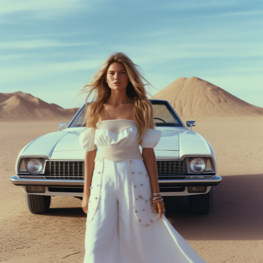 Retro Elegance: A 90's Journey with Doutzen Kroes